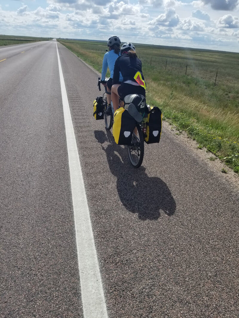 Bicycling family